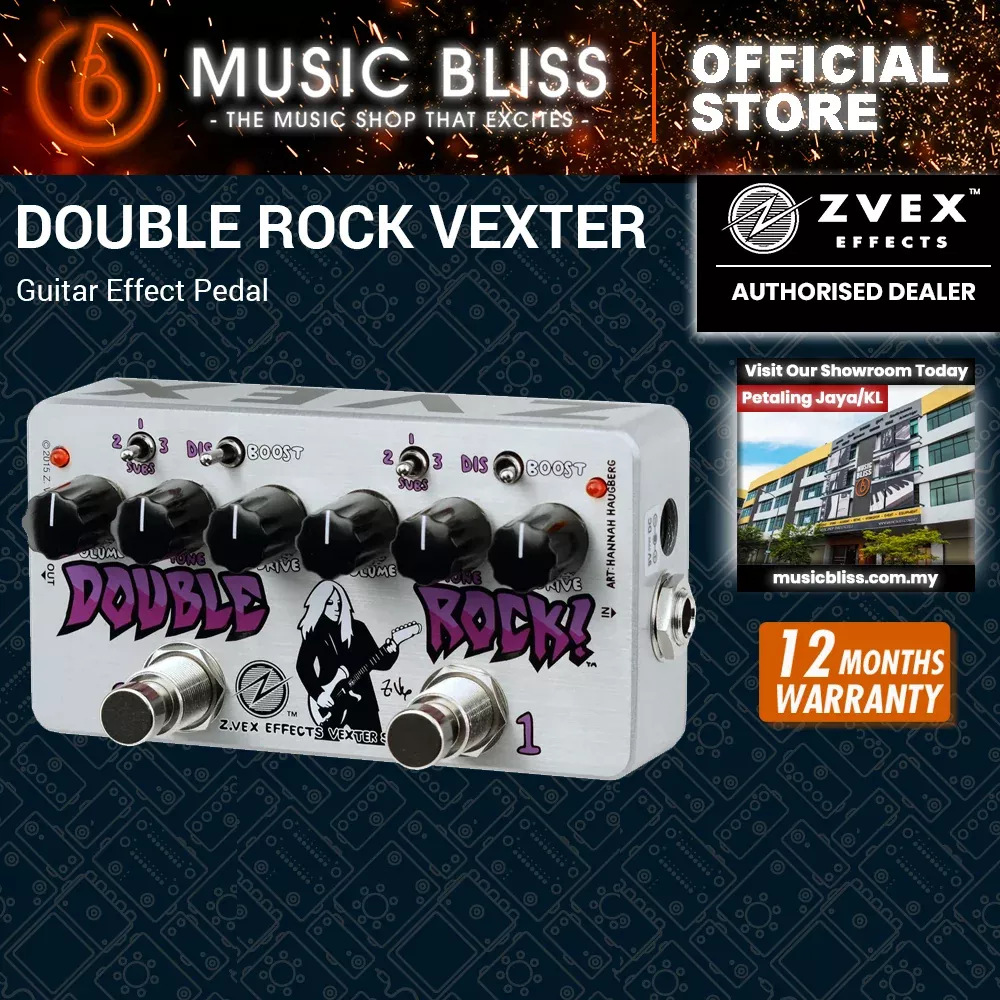 ZVEX Vexter Double Rock Guitar Effect Pedal